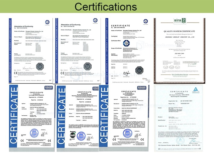 Greeloy GA-81 Compresor dental sin aceite